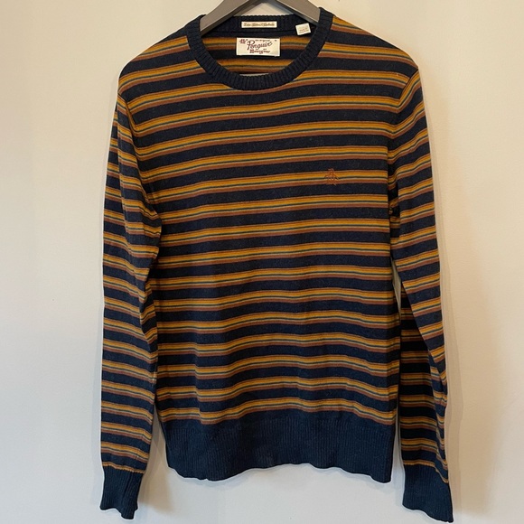 Original Penguin Other - 15% Cashmere Penguin Striped Pullover Sweater - Size medium